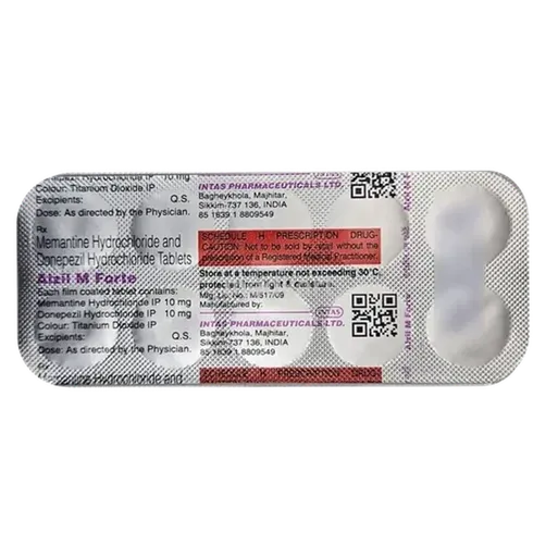 alzil m forte 10mg tablet 10's